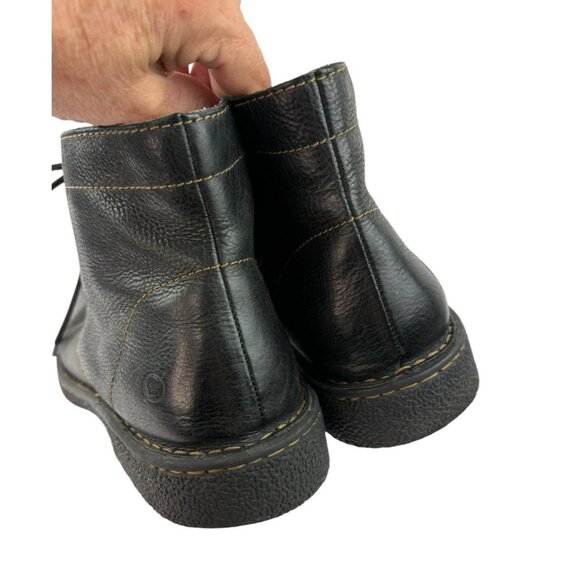 *BORN Harrison Boots Mens Size 10M Black Leather Comfort Ankle Chukka Llace Up main image 14